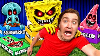 Download lagu DO NOT OPEN SPONGEBOB MYSTERY BOXES AT 3AM! 🇺🇸 mp3