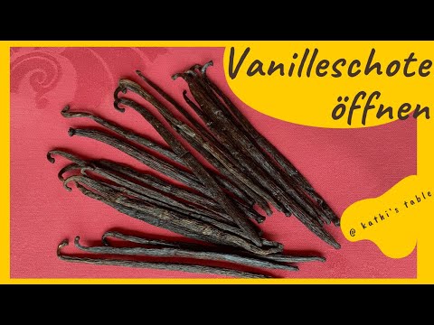 Vanillemark gewinnen / Vanilleschote einfach auskratzen / Vanilleschote öffnen / @ kathi‘s table