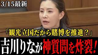 参政党・吉川りなが外国人問題を徹底追及！労働・不動産・観光の実態