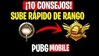 🔺¡10 CONSEJOS PARA SUBIR RÁPIDO DE RANGO EN PUBG MOBILE! - MattsinLife