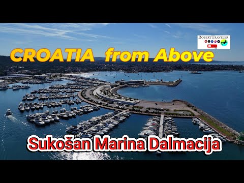 CROATIA  from Above - Sukošan Marina Dalmacija DJI Mini 4 Pro #drone