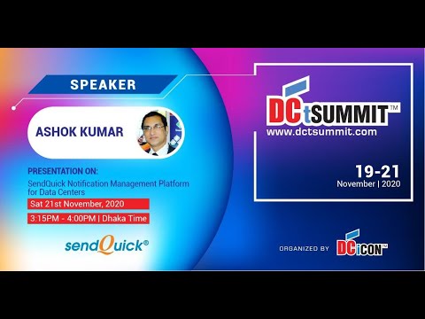 sendQuick Notification Management Platform for Data Centers | Ashok Kumar V  -Talariax Pte. Ltd