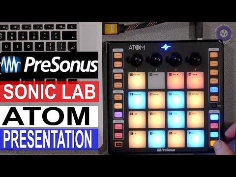 PreSonus ATOM USB 2.0 Pad Controller 2018 - 2019 - Black image 3
