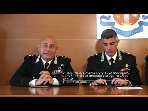 Orune. Luca Goddi's killer has been arrested: he was previously convicted of murder and escaped t...