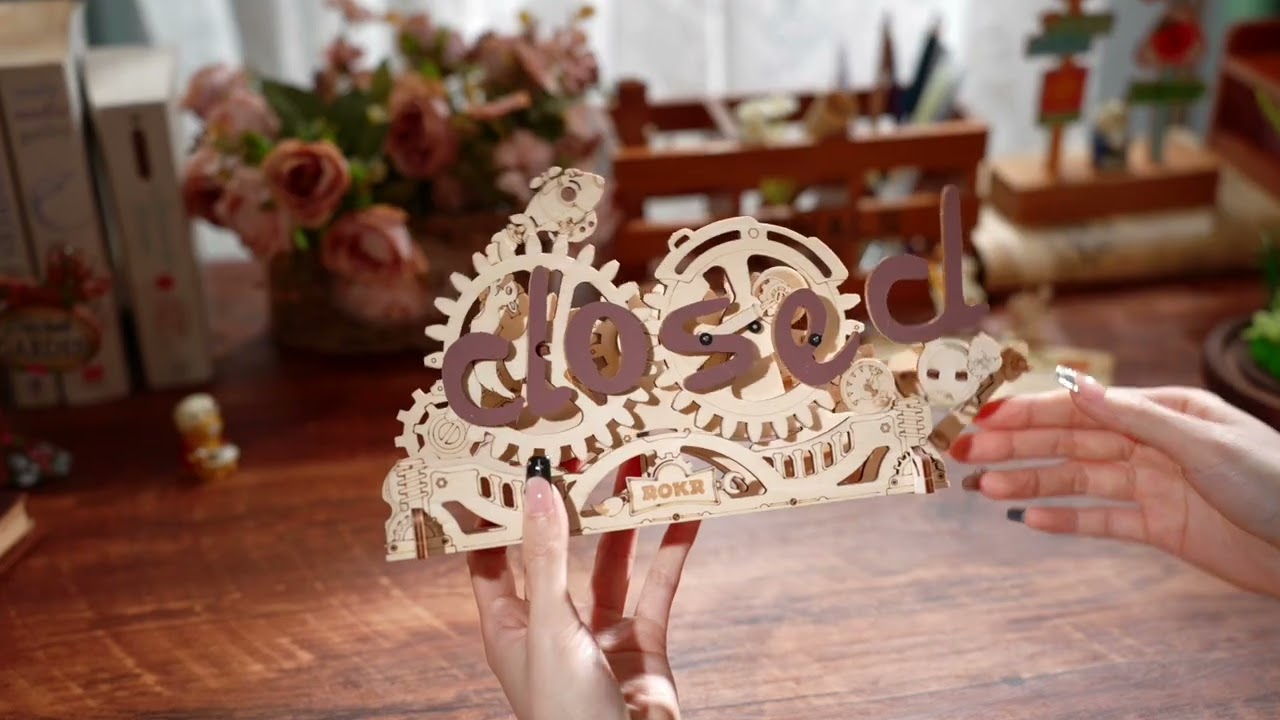 RoboTime Bausatz Open Closed Schild