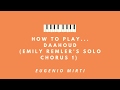 How to play... Daahoud (Emily Remler's first chorus)