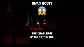 Geometry Dash: The Challenge swag route #shorts