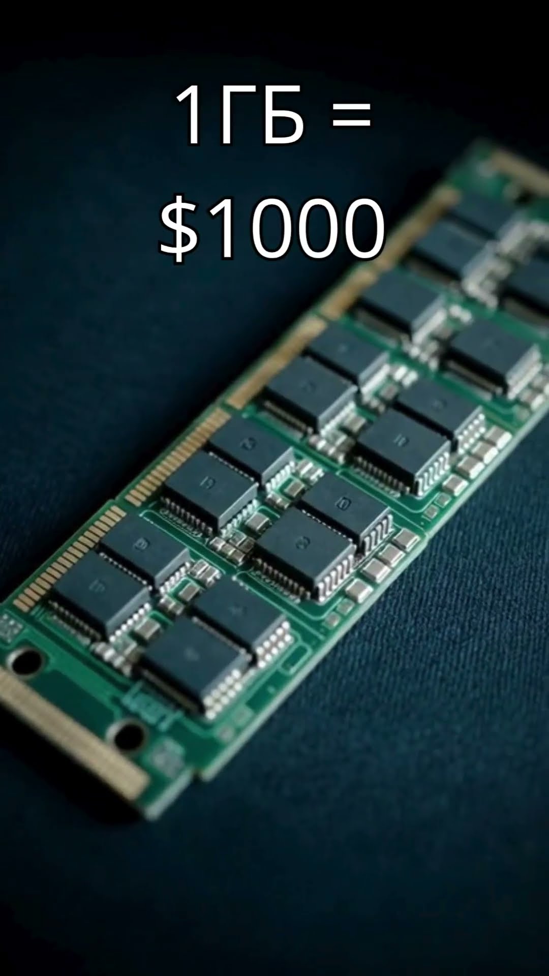 За 70 лет цена памяти DRAM рухнула в 137 миллиардов раз