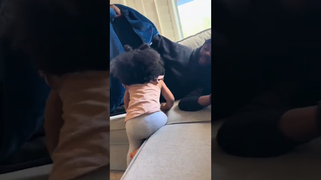 She loves her daddy 🥹 #family