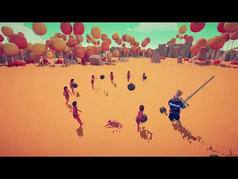 All Medieval Units Vs 10 Stoners TABS