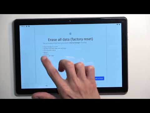 How to Hard Rest CUBOT Tab 10 - Factory Reset