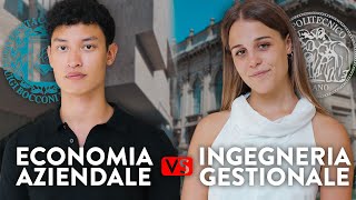 ECONOMIA AZIENDALE E MANAGEMENT vs INGEGNERIA GESTIONALE - Il confronto completo