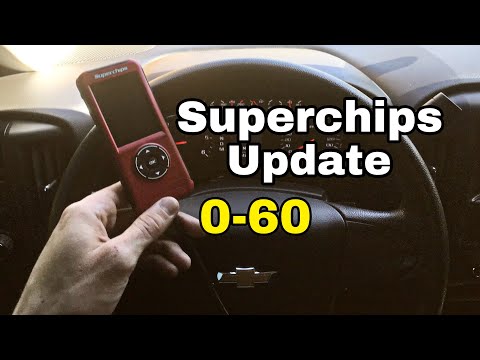 Superchips Flashpaq F5 Tuner 2 Month Update | 2014 silverado 5.3L 0-60