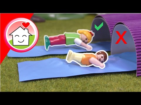 Playmobil Familie Hauser - Mystery Tunnel - Wasserrutschen - Geschichte mit Anna und Lena