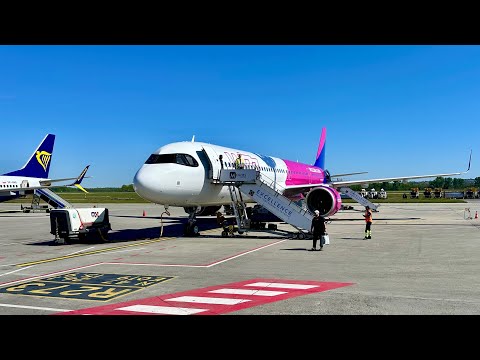 Airbus A321neo | Wizz Air | Rome (FCO) — Budapest (BUD) | Full Flight | 4K