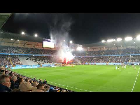 Great support from the AIK fans at Eleda Stadion vs Malmö FF 27.10.2021