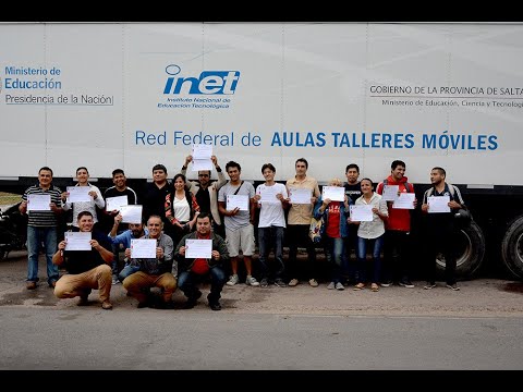 Recibieron certificación oficial los egresados del aula taller móvil de instalaciones domiciliarias