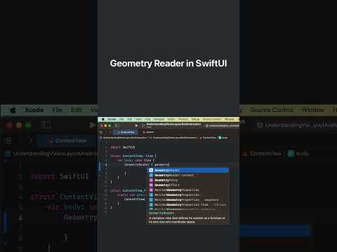 Geometry Reader in SwiftUI | Beginners Guide | Shorts