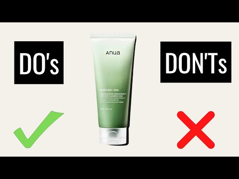How To Use Anua Heartleaf Quercetinol Pore Deep Cleansing Foam