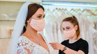 video: Watch: What it's like buying a wedding dress in lockdown