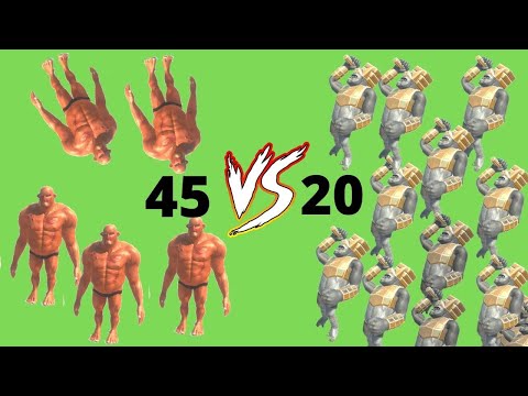20X GHOR HAMMER VS 45X HILL GIANT  - ANIMAL REVOLT BATTLE SIMULATOR
