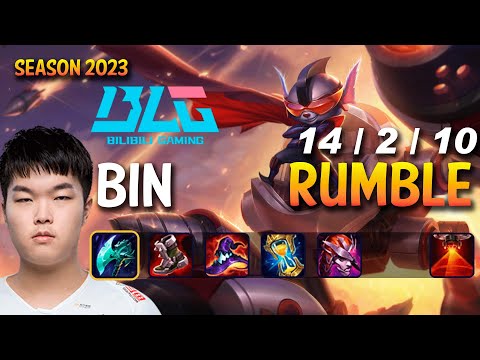 BLG Bin RUMBLE vs K'SANTE Top - Patch 13.21 KR Ranked