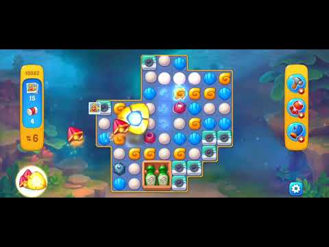 Fishdom Easy Level 10882 (with ingame lightning booster) @choraelmin