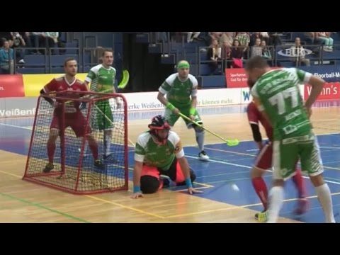 Unihockey UHC Sparkasse Weißenfels vs. USV Halle Saalebiber Marco Gipser Trainer