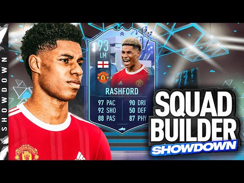 93 FUT Fantasy Marcus Rashford Squad Builder Showdown!!!