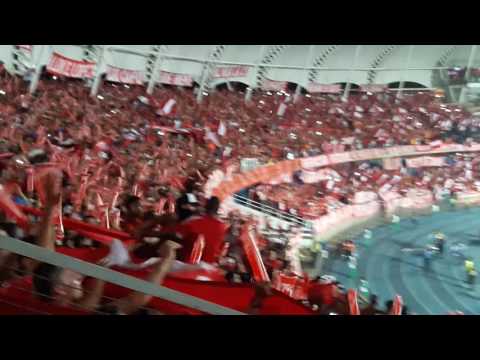 "Salida de america contra u. Popayan" Barra: Baron Rojo Sur • Club: América de Cáli