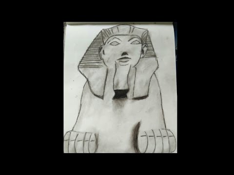 How to Draw an Egyptian Sphinx