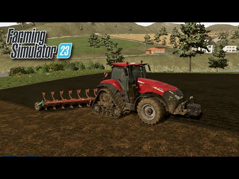 PLOWING FIELD, HARVESTING GRAPES & OLIVES 🍇🍇 | FARMING SIMULATOR 23 NEUBRUNN