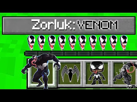 VENOM ZORLUK SEVİYESİ !! 😱 - Minecraft