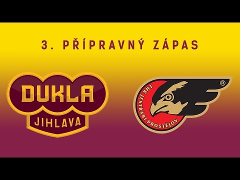 3. přípravný zápas (13.8.2019) HC Dukla Jihlava - LHK Jestřábi Prostějov