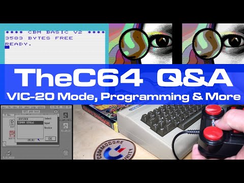 TheC64 "Maxi" Q&A, VIC-20 Mode, Programming & More