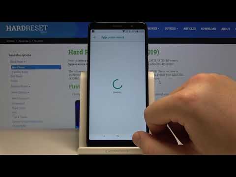 How to Operate Permission Manager in Alcatel 1X 2019 – Change App Permissions