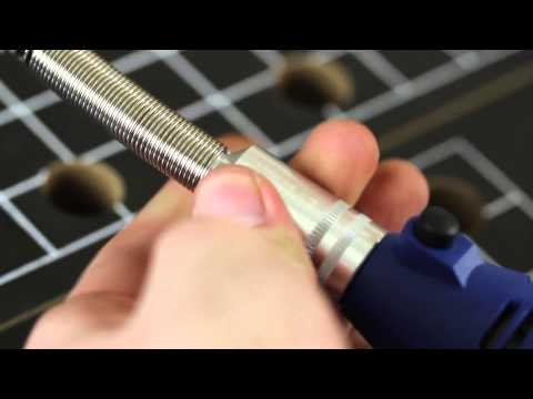 How to put a Flex Shaft on a Rotary Tool