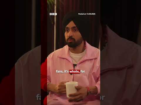 Diljit Dosanjh becomes first Punjabi singer to headline Wembley Stadium #BBCNews