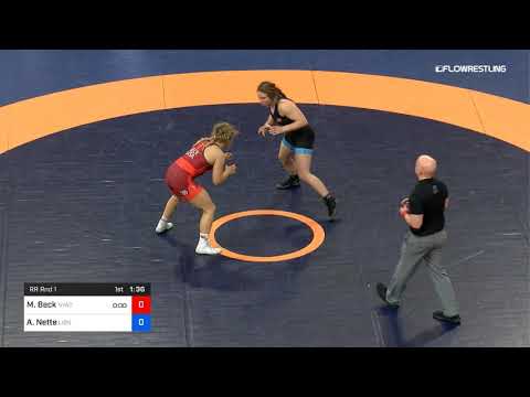 59 Kg Rr Rnd 1 Michaela Beck NYAC HWC Vs Abigail Nette Lion Wrestling Club