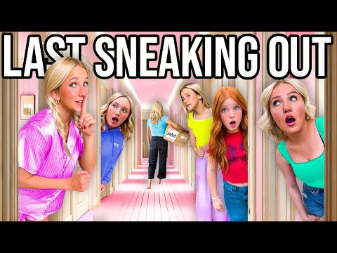 WE'RE SNEAKING OUT OF THE HOUSE FOR THE LAST TIME?! 🤫