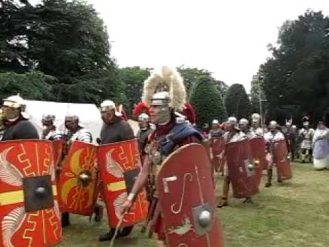 Roman Parade returning to Grosvenor Park camp 05/06/11