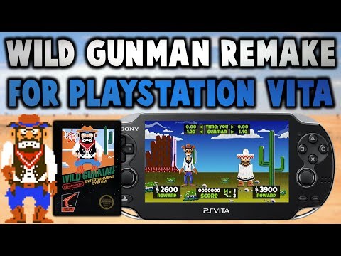 NES Wild Gunman HD Remake For PS Vita!