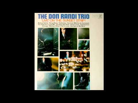 Don Randi Trio- Carnival