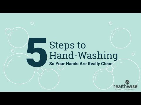 5 Steps to Hand Washing