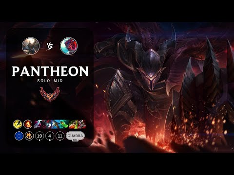 Pantheon Mid vs Yone - EUW Grandmaster Patch 13.14