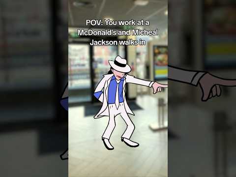 Micheal Jackson at a McDonald's