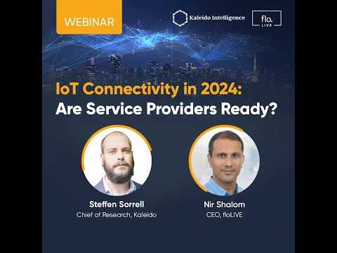 IoT connectivity in 2024, featuring floLIVE and Kaleido logo