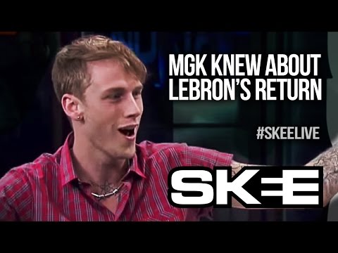 Did Machine Gun Kelly Know Lebron Was Coming Back to The Cleveland Cavaliers?