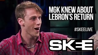 Did Machine Gun Kelly Know Lebron Was Coming Back to The Cleveland Cavaliers?