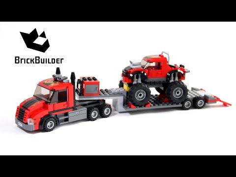 Vidéo LEGO City 60027 : Le camion de transport du Monster Truck